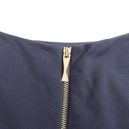 Ponte Fiorella Dress ポンチ フィオレッラ ドレス ワンピース ビスコース ナイロン ネイビー ホワイト ケイトスペード