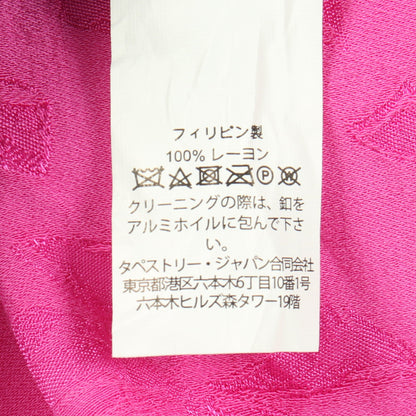 総柄 ワンピース レーヨン ピンクパープル ケイトスペード