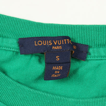 チェーン付き 半袖Tシャツ コットン グリーン ルイヴィトン トップス LOUIS VUITTON