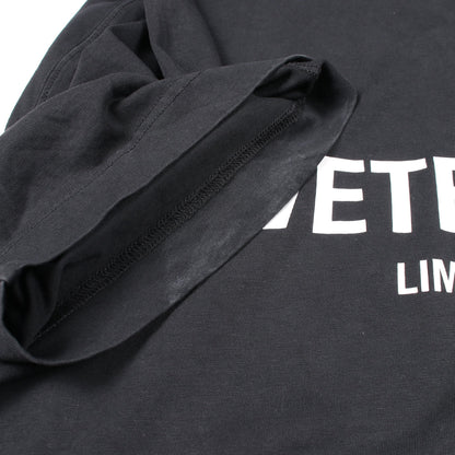 LOGO LIMITED EDITION 半袖Tシャツ コットン ブラック ヴェトモン
