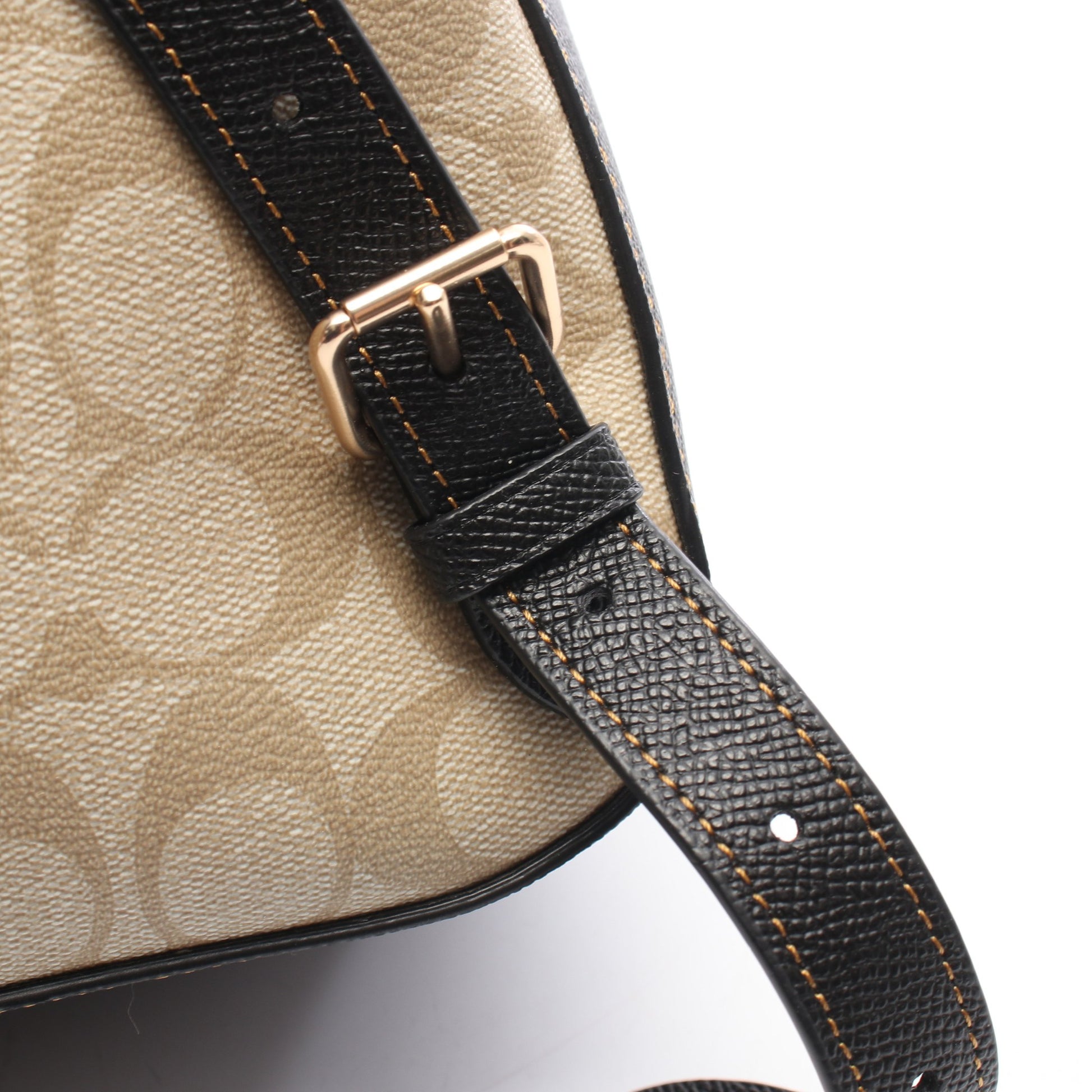 ジョーディン シグネチャー バックパック リュックサック PVC レザー ベージュ ダークブラウン ブラック コーチ バッグ COACH