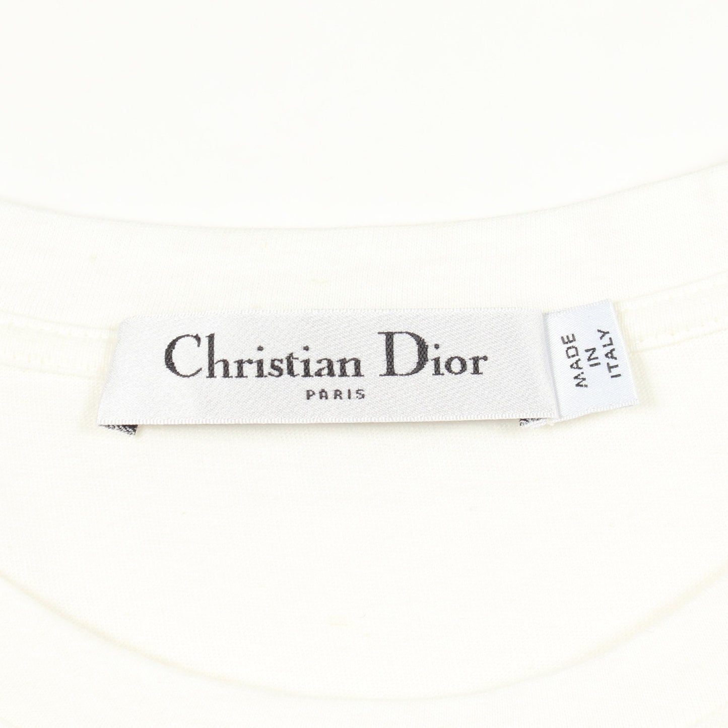 Dior Souvenir プリント 半袖Tシャツ コットン ホワイト クリスチャンディオール