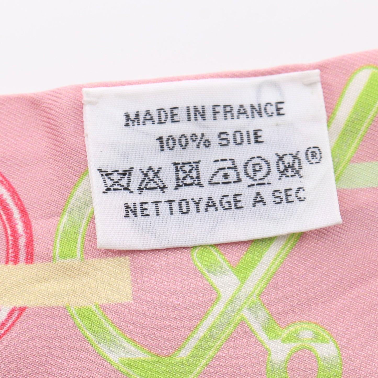 ツイリー Do Re BOUCLES リボン スカーフ シルク ピンク ピンクベージュ マルチカラー エルメス