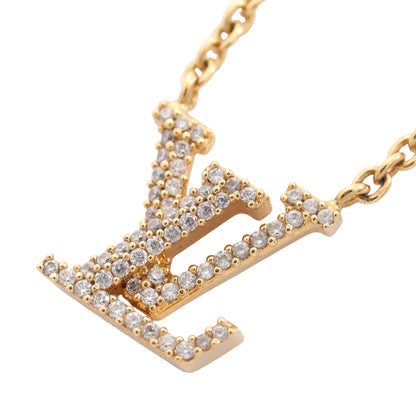 コリエ LV アイコニック ネックレス GP ラインストーン ゴールド クリア ルイヴィトン