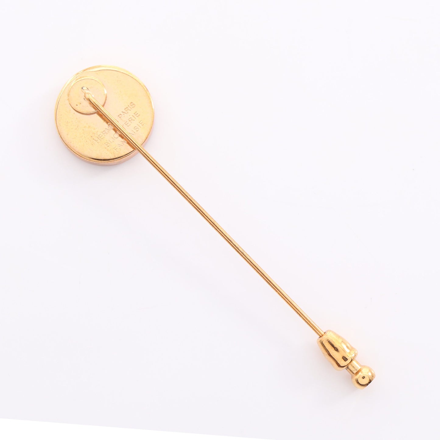 コロゾ ピン ブローチ GP ゴールド オフホワイト エルメス アクセサリー HERMES
