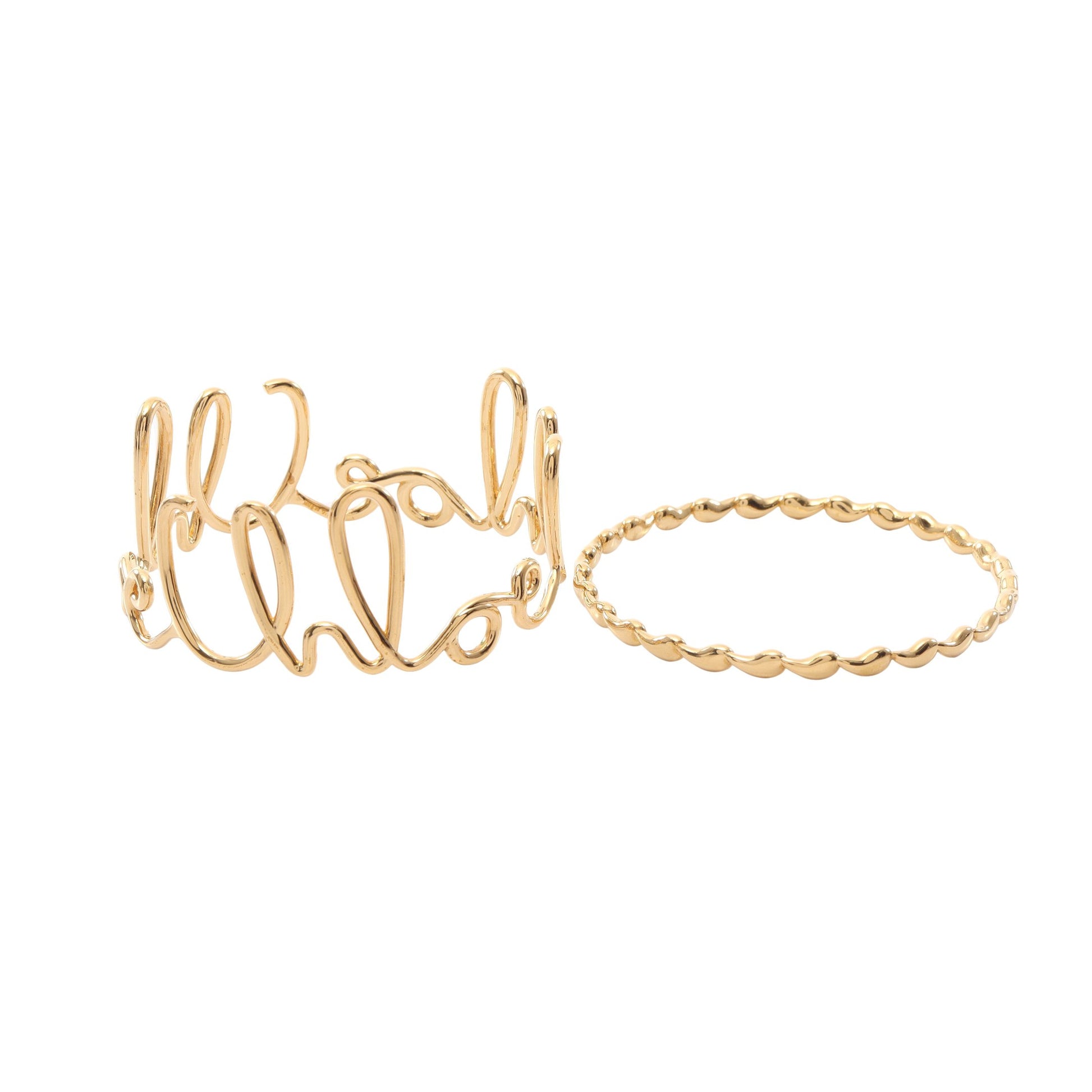 Iconic 2点セット バングル GP ゴールド クロエ アクセサリー Chloe