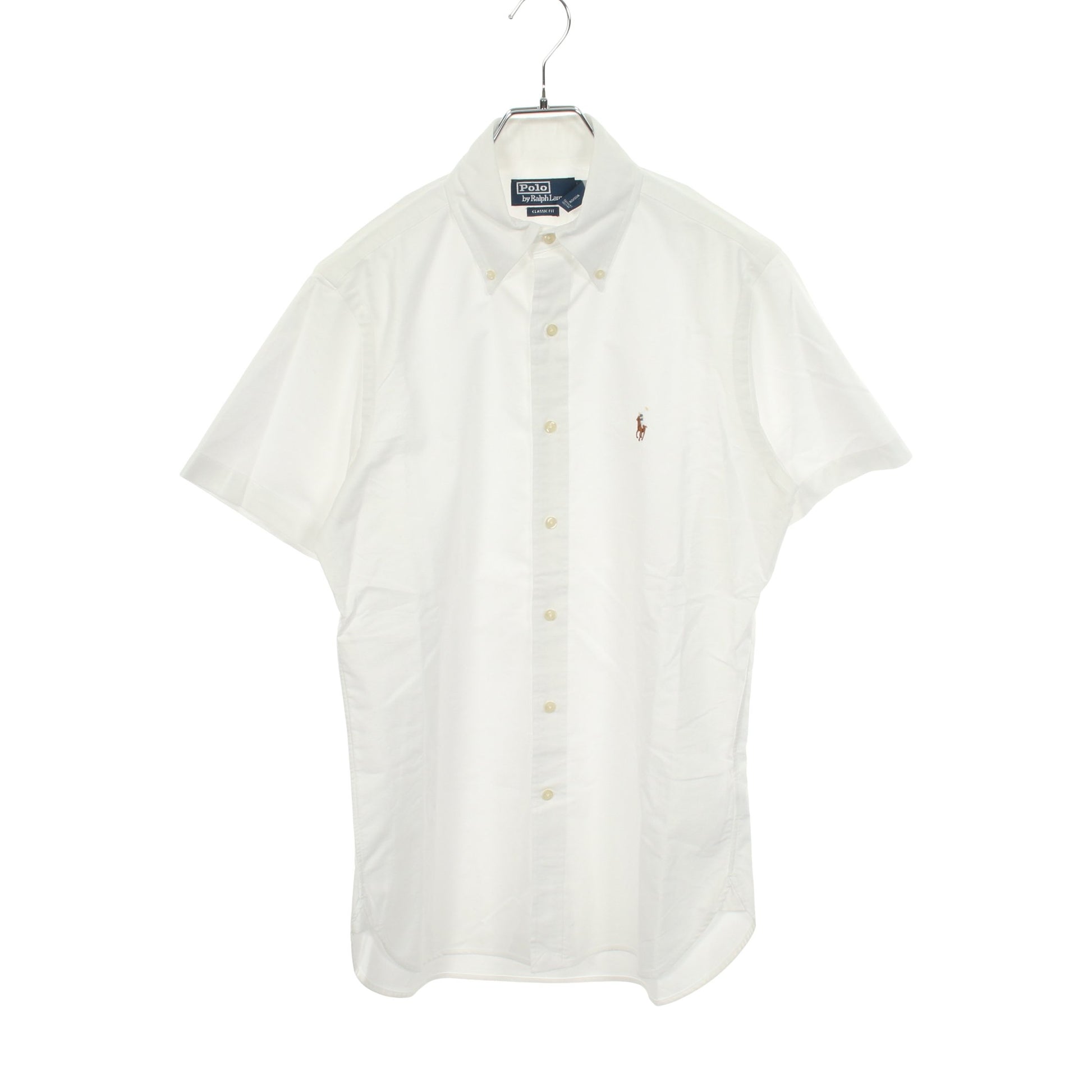 ボタンダウン 半袖 シャツ コットン ホワイト ポロラルフローレン トップス Polo Ralph Lauren