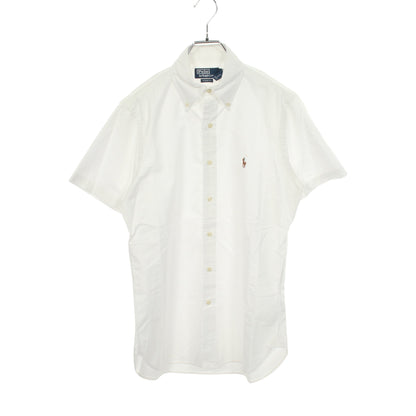 ボタンダウン 半袖 シャツ コットン ホワイト ポロラルフローレン トップス Polo Ralph Lauren