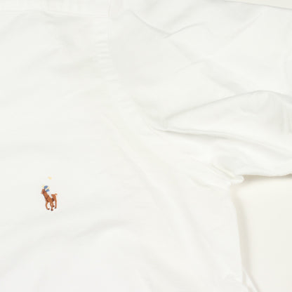 ボタンダウン 半袖 シャツ コットン ホワイト ポロラルフローレン トップス Polo Ralph Lauren