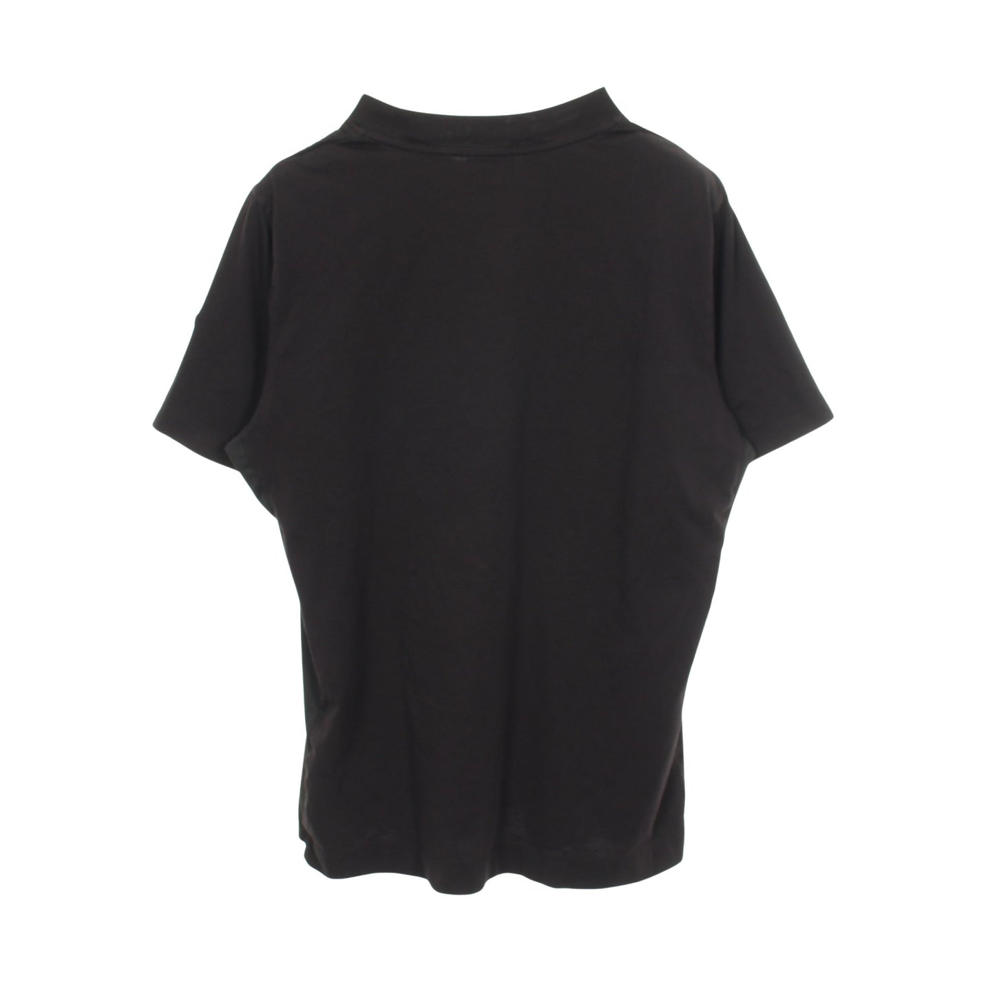 ロゴ テクニカルメッシュ切替 クルーネック Tシャツ 半袖Tシャツ コットン ブラック モンクレール