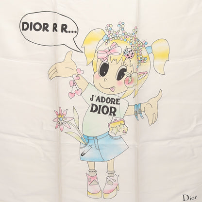 J'adore Dior Girl スカーフ シルク オフホワイト マルチカラー クリスチャンディオール