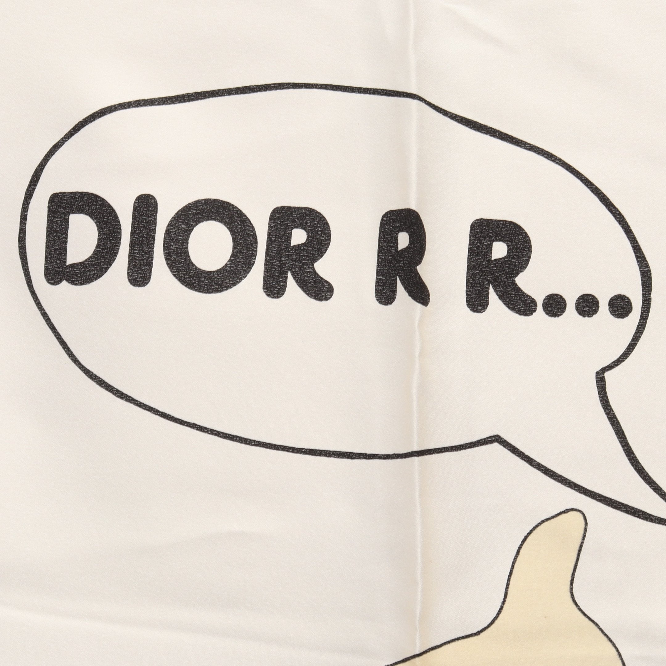 J'adore Dior Girl スカーフ シルク オフホワイト マルチカラー