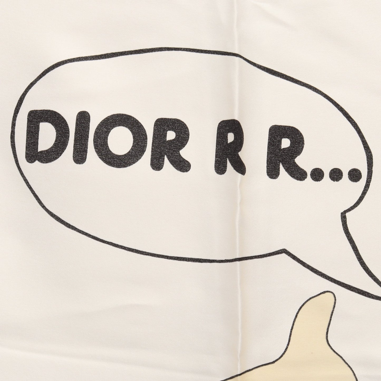 J'adore Dior Girl スカーフ シルク オフホワイト マルチカラー クリスチャンディオール