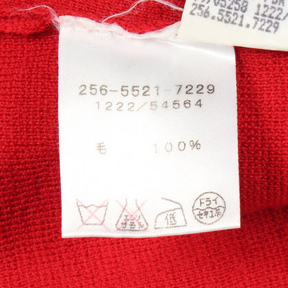 Vネック セーター ニット ウール レッド グッチ