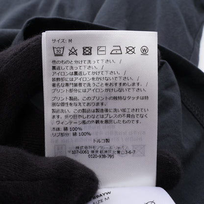 ロゴ クルーネック 半袖Tシャツ コットン グレー モンクレール