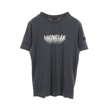 ロゴ クルーネック 半袖Tシャツ コットン グレー モンクレール