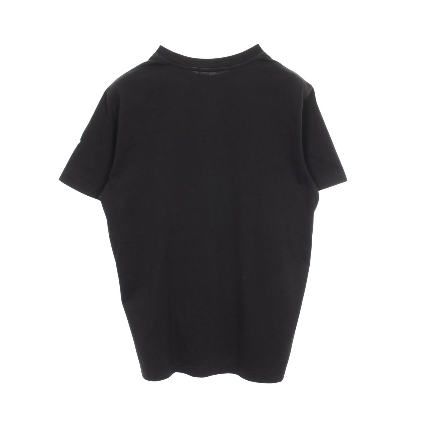 パロディ テニスボールロゴ クルーネック 半袖Tシャツ コットン ブラック モンクレール