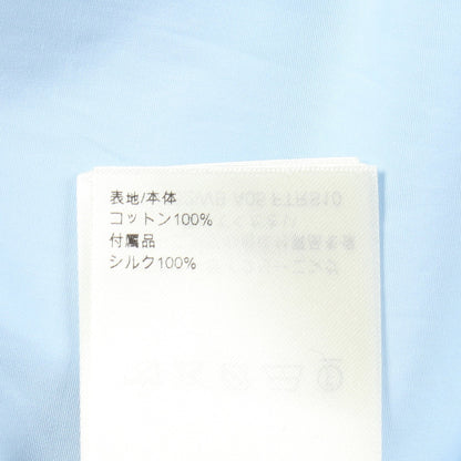 プルオーバー 長袖 シャツワンピース コットン ライトブルー ルイヴィトン
