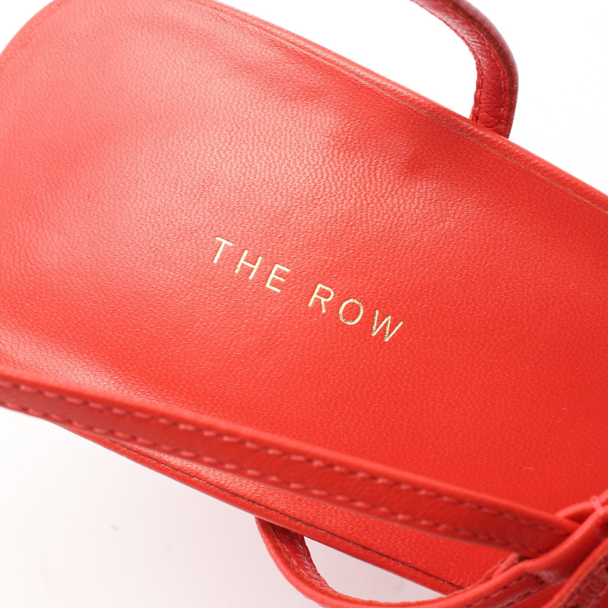 サンダル レザー レッド ザロウ シューズ THE ROW