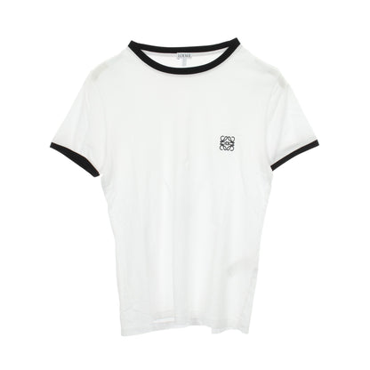 アナグラム クルーネック 半袖Tシャツ コットン ホワイト ブラック ロエベ
