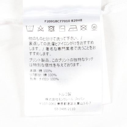 ポケット付き 半袖Tシャツ コットン ホワイト モンクレール