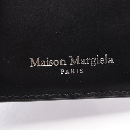 4ステッチ 二つ折り長財布 レザー ブラック メゾンマルジェラ 財布・小物 Maison Margiela
