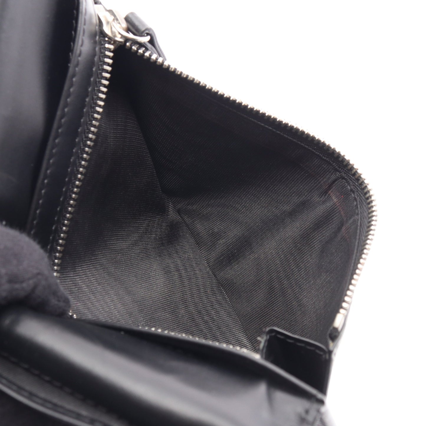 4ステッチ 二つ折り長財布 レザー ブラック メゾンマルジェラ 財布・小物 Maison Margiela