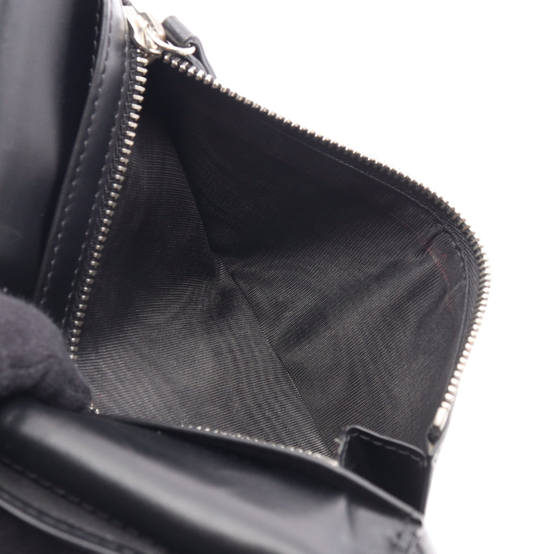 4ステッチ 二つ折り長財布 レザー ブラック メゾンマルジェラ 財布・小物 Maison Margiela