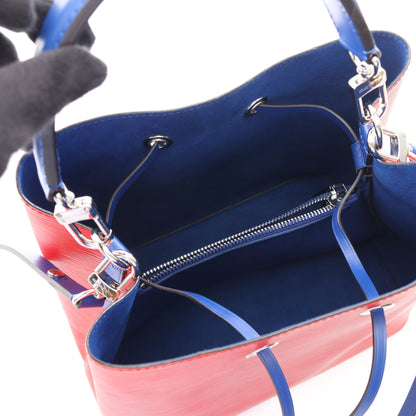 ネオノエ エピ コクリコ 2WAY ハンドバッグ レザー レッド ブルー ルイヴィトン
