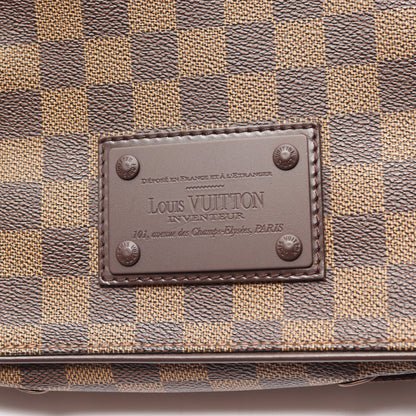 ブルックリンPM ダミエエベヌ ショルダーバッグ PVC レザー ブラウン ルイヴィトン バッグ LOUIS VUITTON