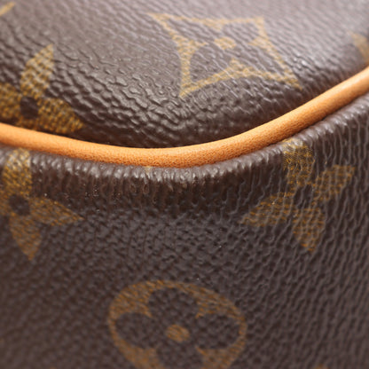 ドーヴィル ボーリングヴァニティ モノグラム ハンドバッグ PVC レザー ブラウン ルイヴィトン バッグ LOUIS VUITTON