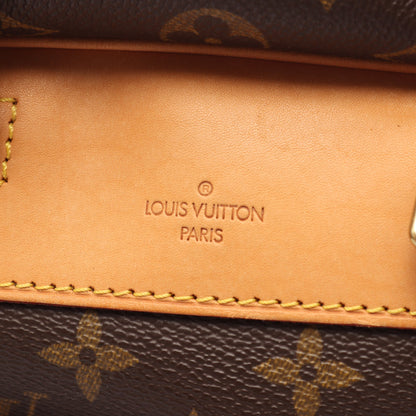 ドーヴィル ボーリングヴァニティ モノグラム ハンドバッグ PVC レザー ブラウン ルイヴィトン バッグ LOUIS VUITTON