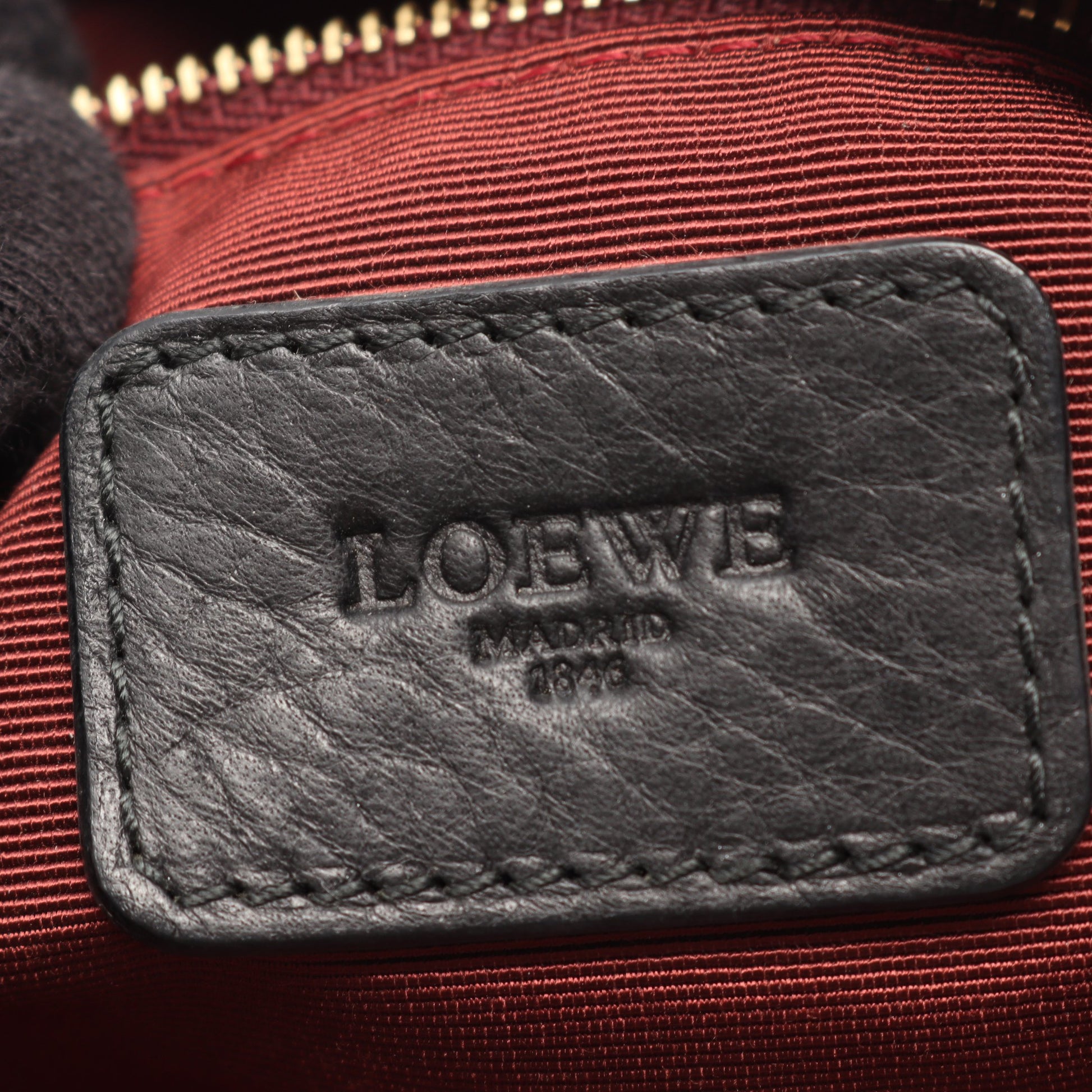ヘリテージ ショルダーバッグ レザー ブラック ロエベ バッグ LOEWE