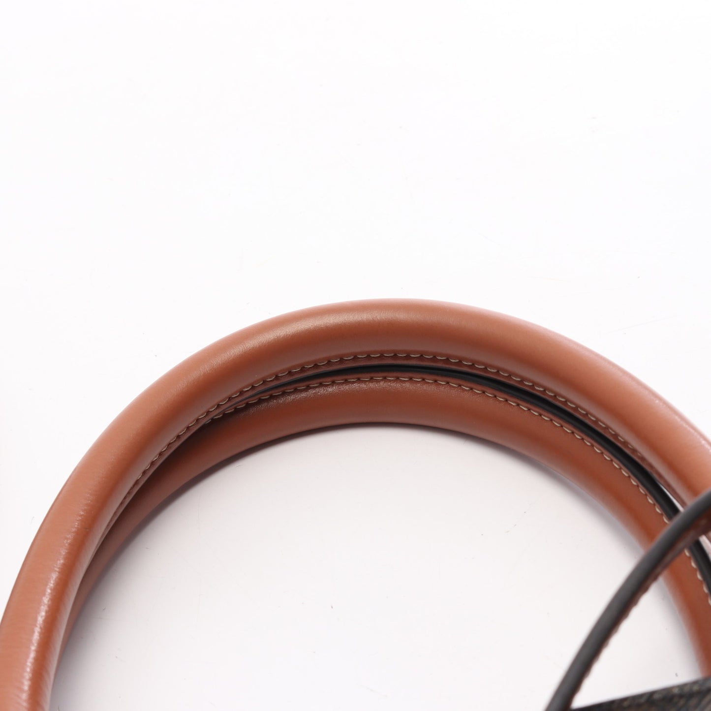 スモール バーティカル カバ トリオンフ 2WAY ハンドバッグ トートバッグ PVC レザー ブラック ブラウン セリーヌ