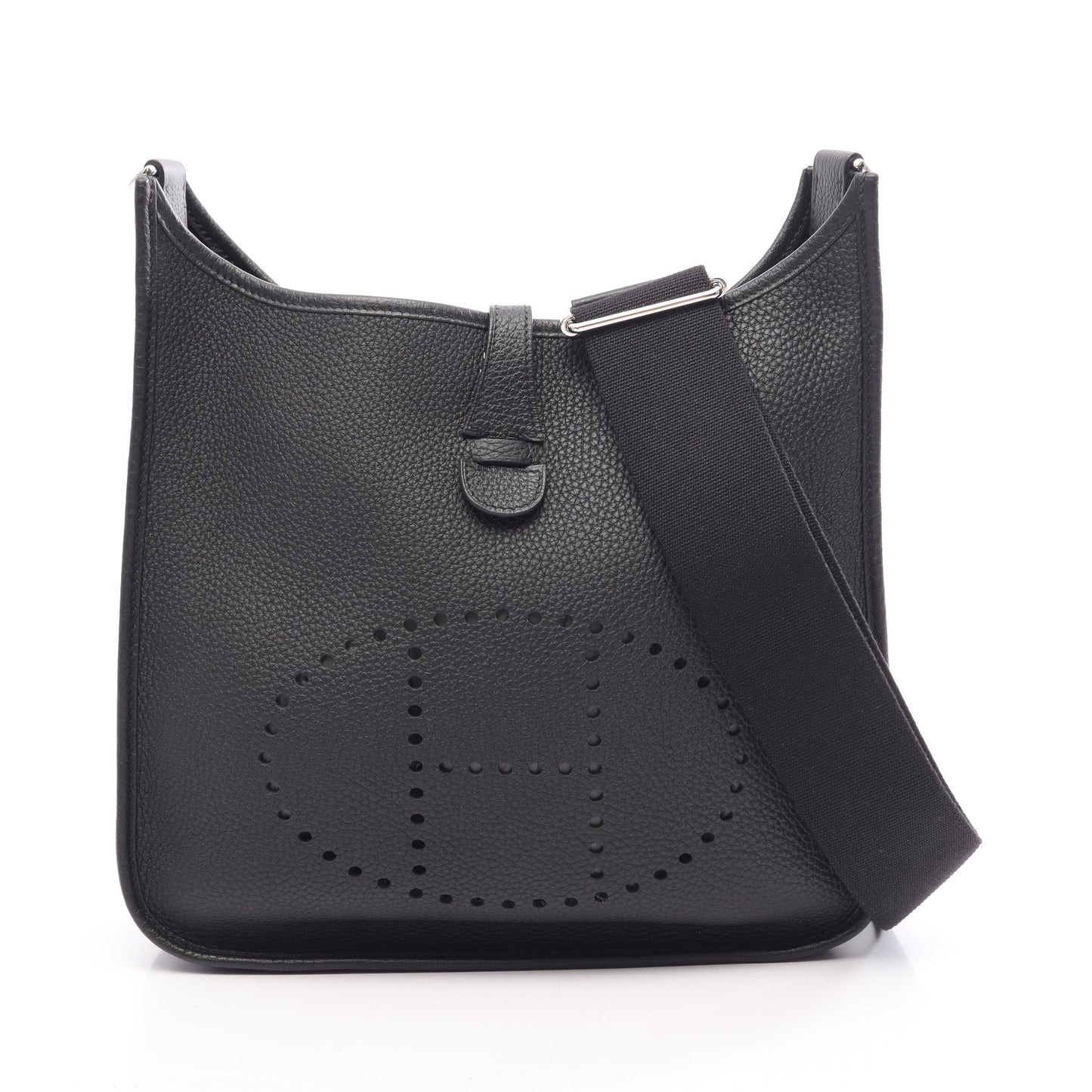 エヴリン 3 トロワ PM ショルダーバッグ トリヨンクレマンス ブラック シルバー金具 Z刻印 エルメス