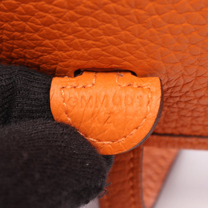 エヴリンTPM アマゾン ショルダーバッグ トリヨンクレマンス オレンジ シルバー金具 G刻印 エルメス