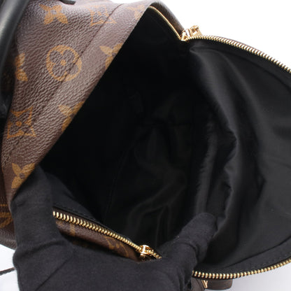 パームスプリングスPM モノグラム バックパック リュックサック PVC レザー ブラウン ブラック ルイヴィトン バッグ LOUIS VUITTON