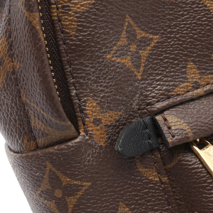 パームスプリングスPM モノグラム バックパック リュックサック PVC レザー ブラウン ブラック ルイヴィトン バッグ LOUIS VUITTON
