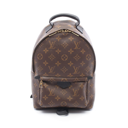 パームスプリングスPM モノグラム バックパック リュックサック PVC レザー ブラウン ブラック ルイヴィトン バッグ LOUIS VUITTON