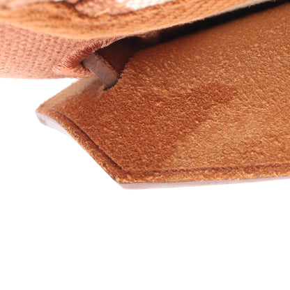 エールバッグジップPM ルトゥルネ Hヴィブラシオン エクリュ ゴールド 2WAY ハンドバッグ トワルアッシュ ヴァッシュハンター アイボリー ブラウン シルバー金具 Y刻印 エルメス