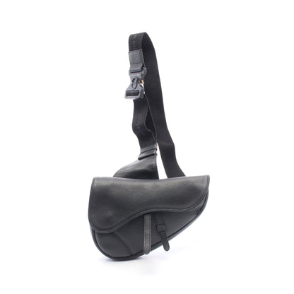 SADDLE サドル ボディバッグ レザー ブラック ディオール