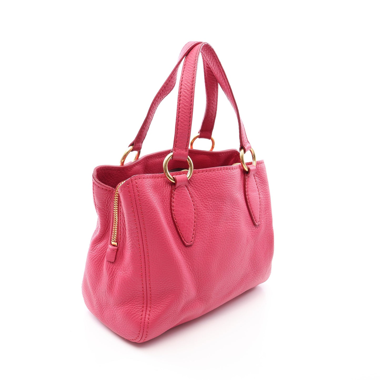 VITELLO CARIBU 2WAY ハンドバッグ レザー ピンク ミュウミュウ