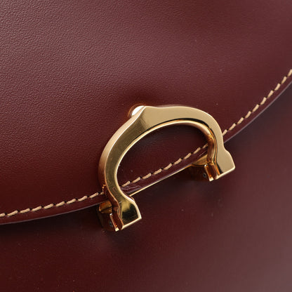 マストライン トップハンドル ハンドバッグ レザー ボルドー カルティエ バッグ Cartier