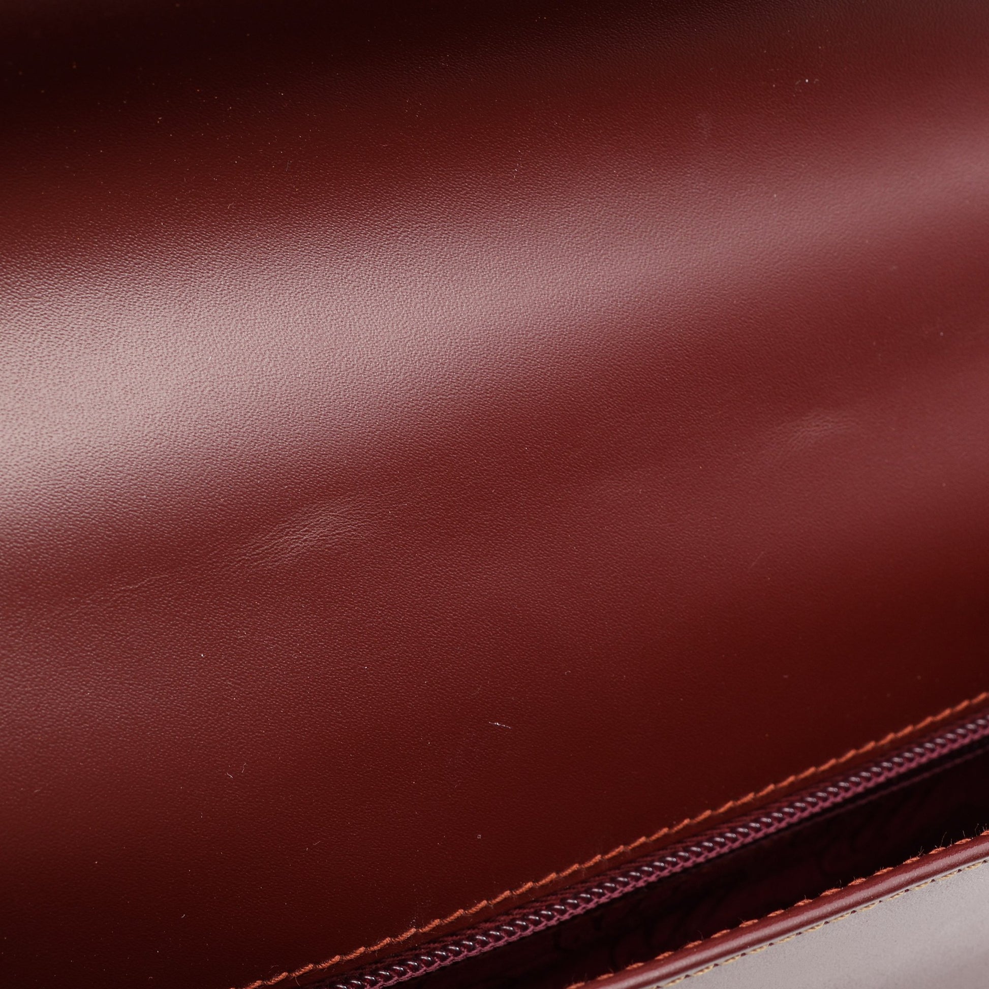 マストライン トップハンドル ハンドバッグ レザー ボルドー カルティエ バッグ Cartier