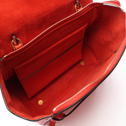 BELT BAG MINI ベルトバッグ ミニ 2WAY ハンドバッグ レザー オレンジレッド セリーヌ