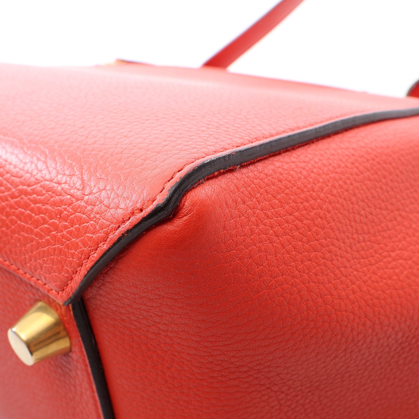BELT BAG MINI ベルトバッグ ミニ 2WAY ハンドバッグ レザー オレンジレッド セリーヌ
