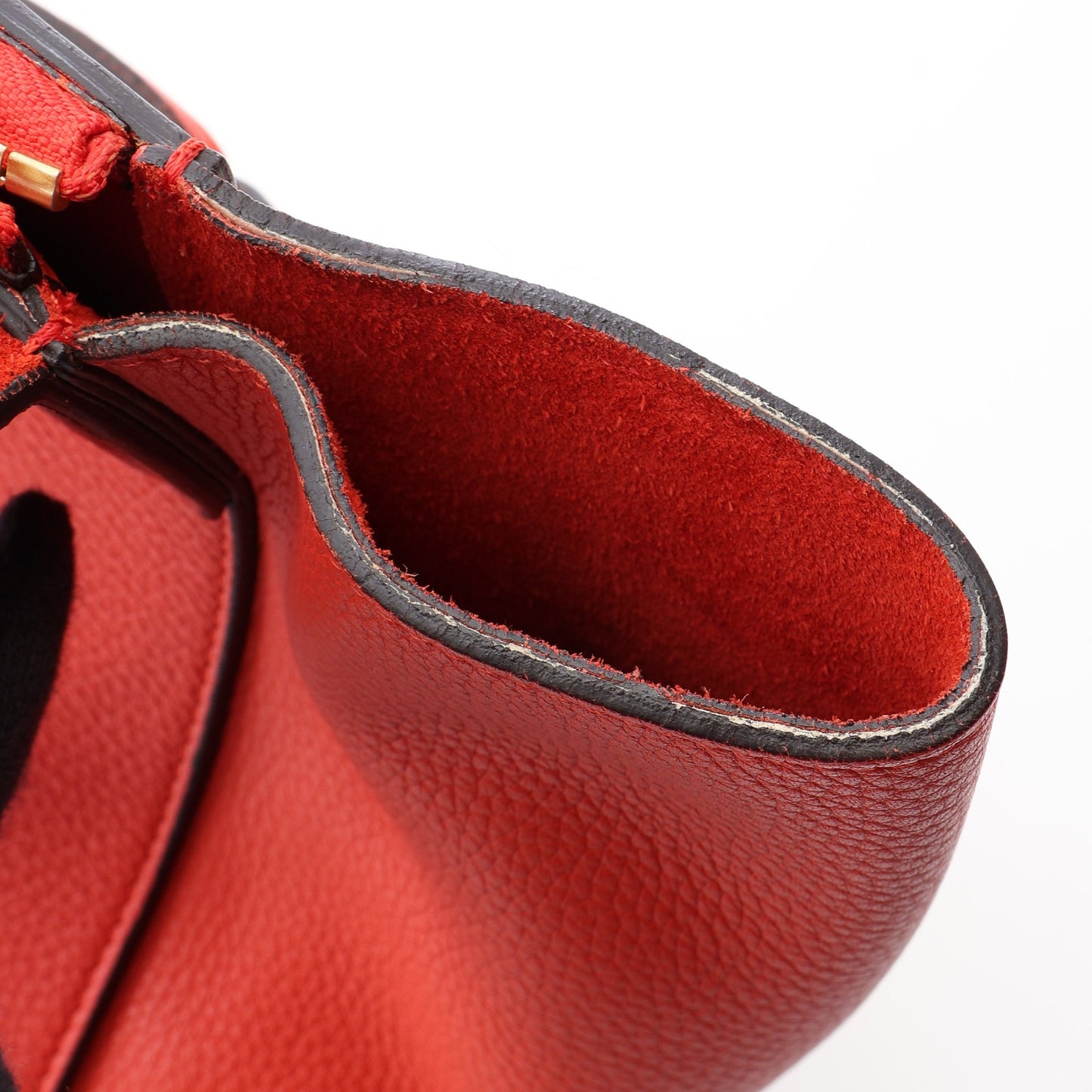 BELT BAG MINI ベルトバッグ ミニ 2WAY ハンドバッグ レザー オレンジレッド セリーヌ