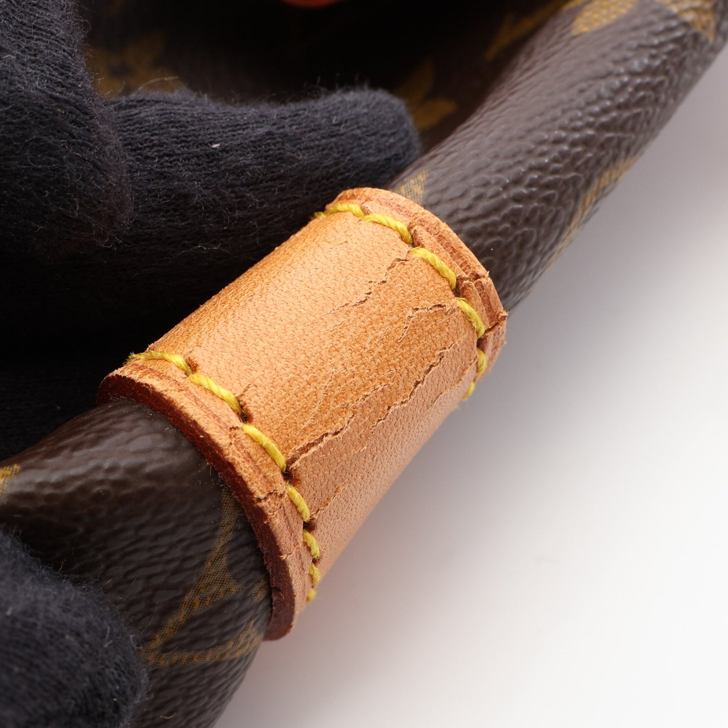 キーポル55 モノグラム ボストンバッグ PVC レザー ブラウン ルイヴィトン