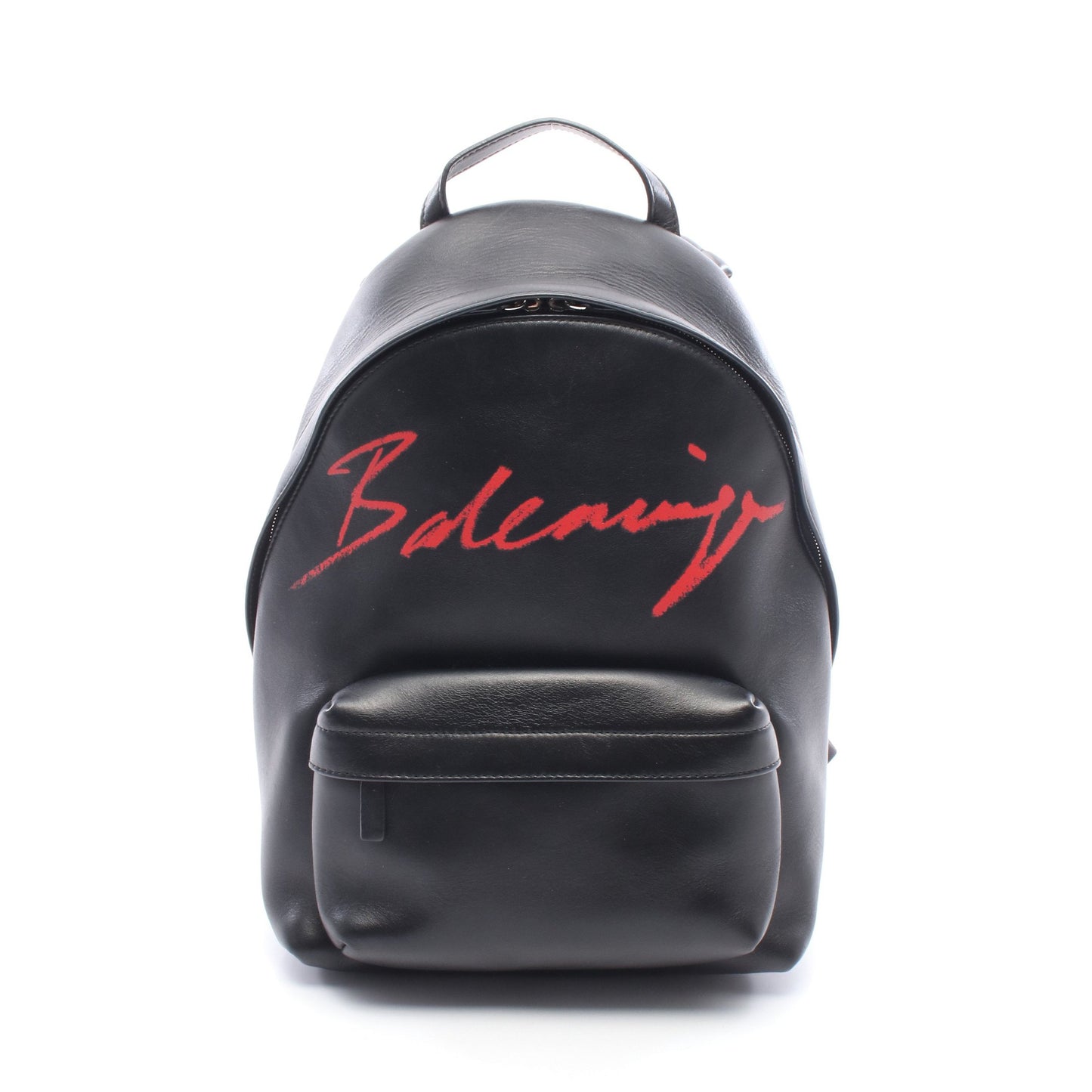 EVERYDAY BACKPACK エブリデイ バックパック リュックサック レザー ブラック レッド バレンシアガ