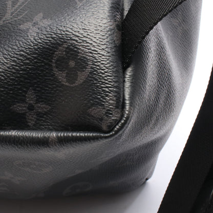 アポロ モノグラムエクリプス バックパック リュックサック PVC レザー ブラック ルイヴィトン